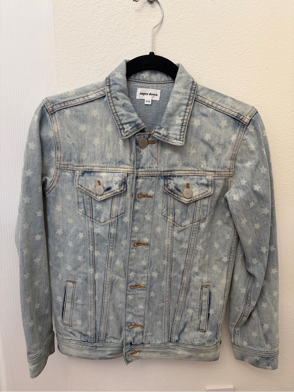 superdown Light Wash Denim Jacket